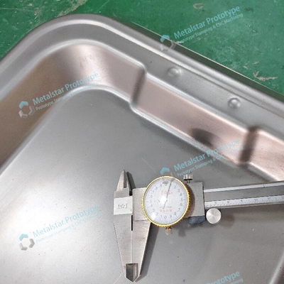 0.8mm SPCD स्टील डीप ड्रॉ प्रोटोटाइप पार्ट्स के लिए BBQ और ग्रिल